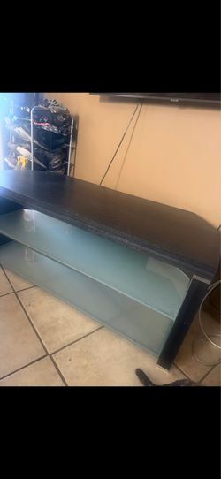 Under Tv table