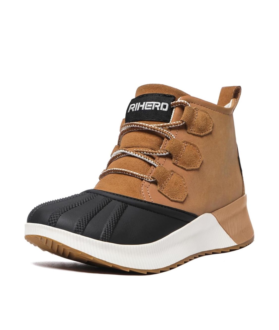 Women's Classic Waterproof Ankle Boots Fashion Lightweight Leather Suede Hiking Ankle Booties Size 7