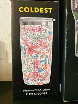 Coldest 20 oz Tumbler – Flirt & Flower