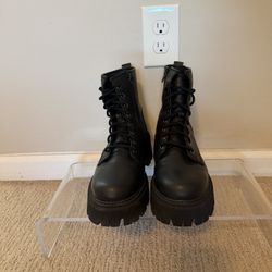 NYC Madden Platform Combat Boots 