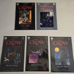 The Crow Dead Time #1-3 Set Kitchen Sink 1996 James O’Barr and flesh and blood 2-3 comic books