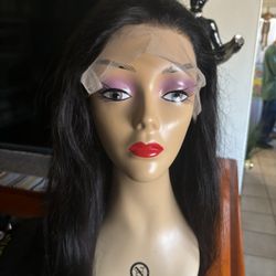 100% Human Hair 13X4 38 Inch Glueless Lace Front Wig