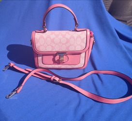 Women's Two-tone Pink Purse