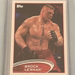 2012 Topps WWE Brock Lesnar #5