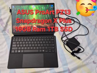 ASUS ProArt PZ13 13" OLED 3K Laptop Tablet Windows PC Snapdragon X Plus 16GB RAM 1TB SSD Surface IP521 rated
