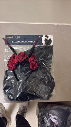 Spirit Halloween Fallen Angel Wings Costume Set