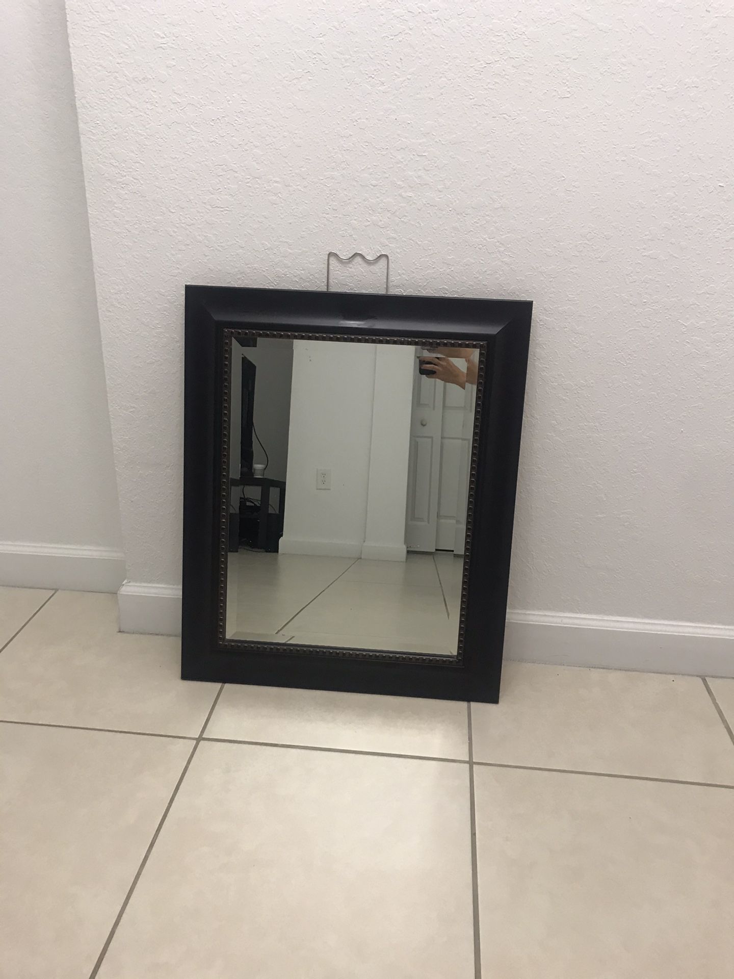 Wall Mirror (dark brown)