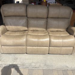 Leather sofa