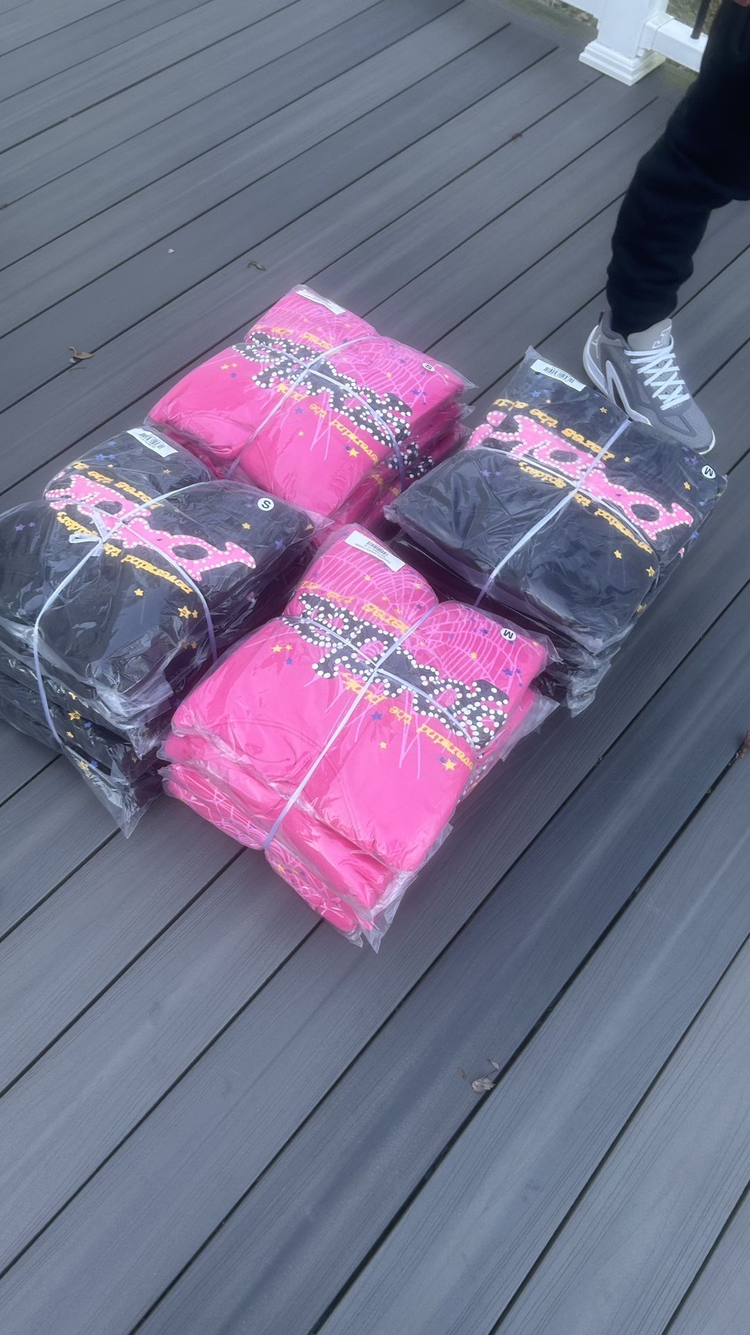🔥 BULK Spider Hoodies (5–6) NEW Sealed – Streetwear Deal 🔥