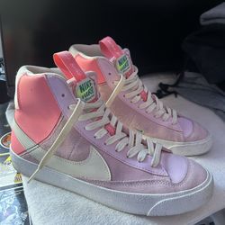 Nike Mid Blazer77 Pink Foam Sz 6.5 Youth Women’s Sz 8