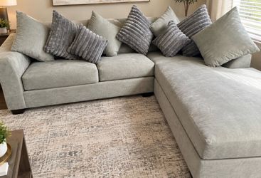 New Luxury Grey Sectional Sofa – Modern, Spacious & Ultra Comfortable at Amazing Value ⭐️ Shop with $0 down ⭐️ Delivery  Available 🚚 ⭐️