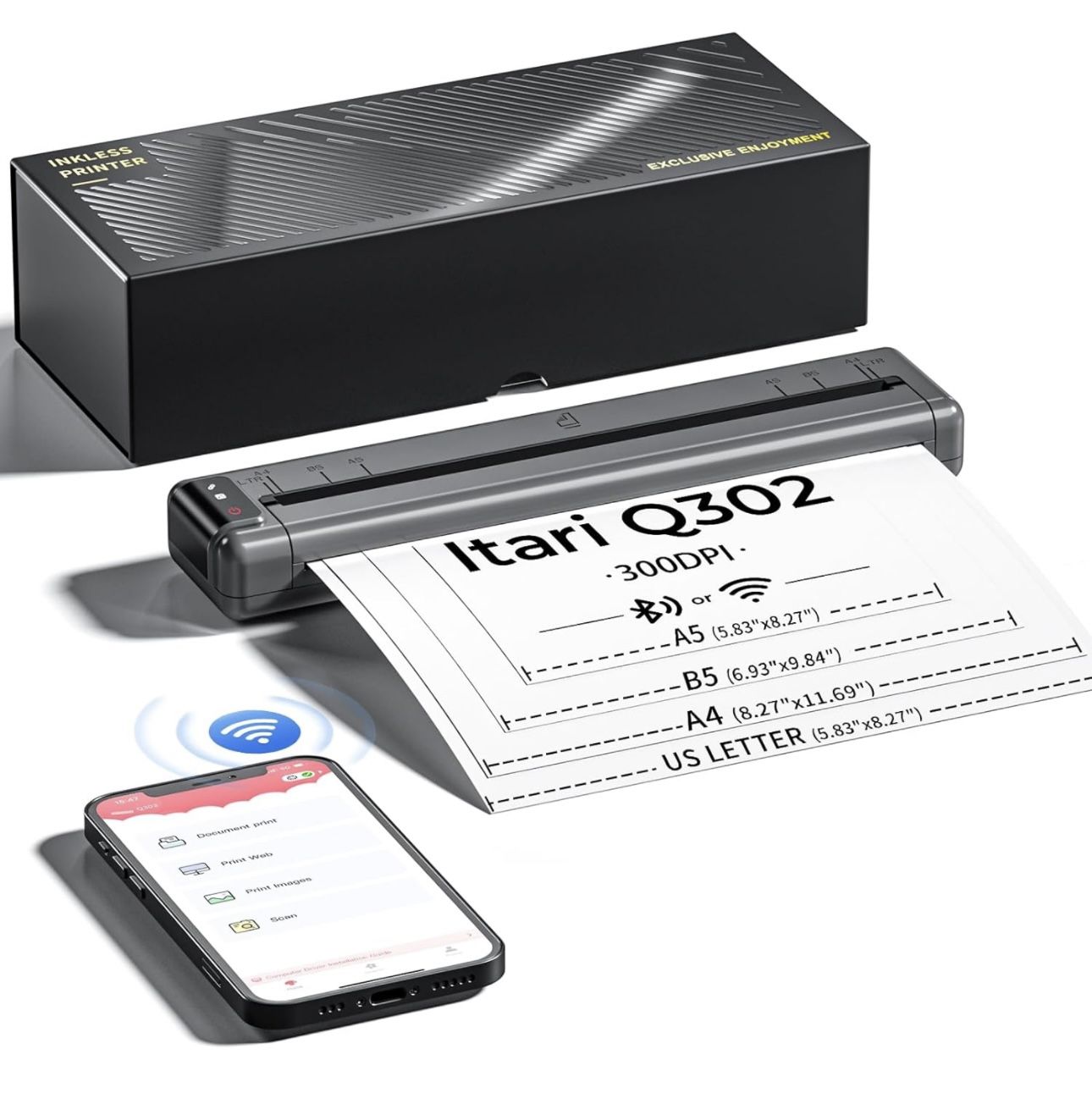 WiFi Inkless Thermal Printer
