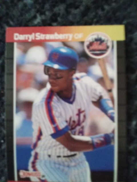 89 Donruss Darryl Strawberry Error Card