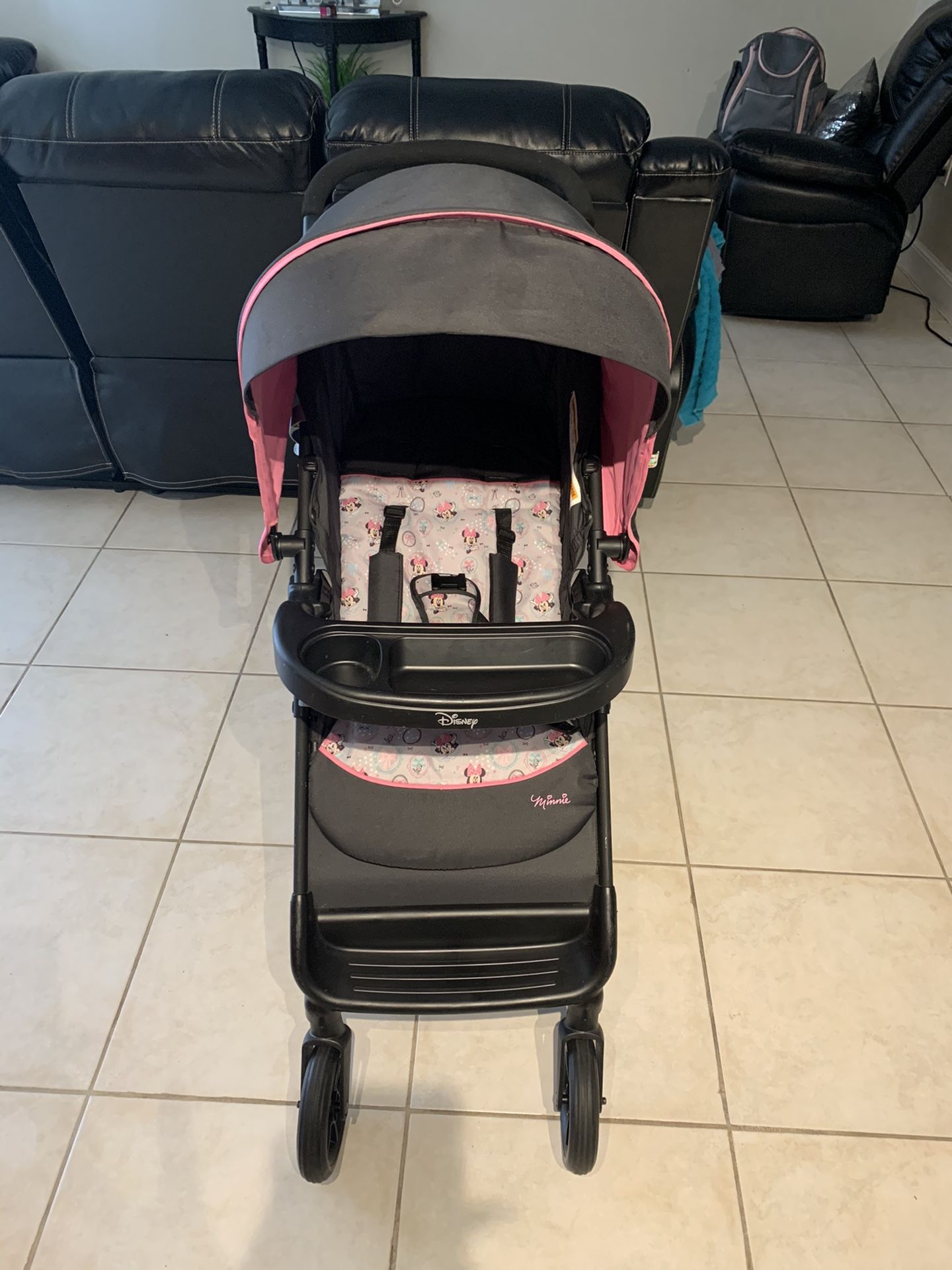 Minnie Mouse car seat & stroller