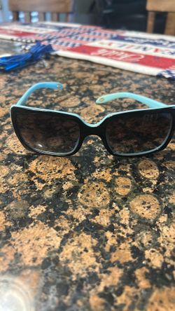 Tiffany sunglasses teal and black