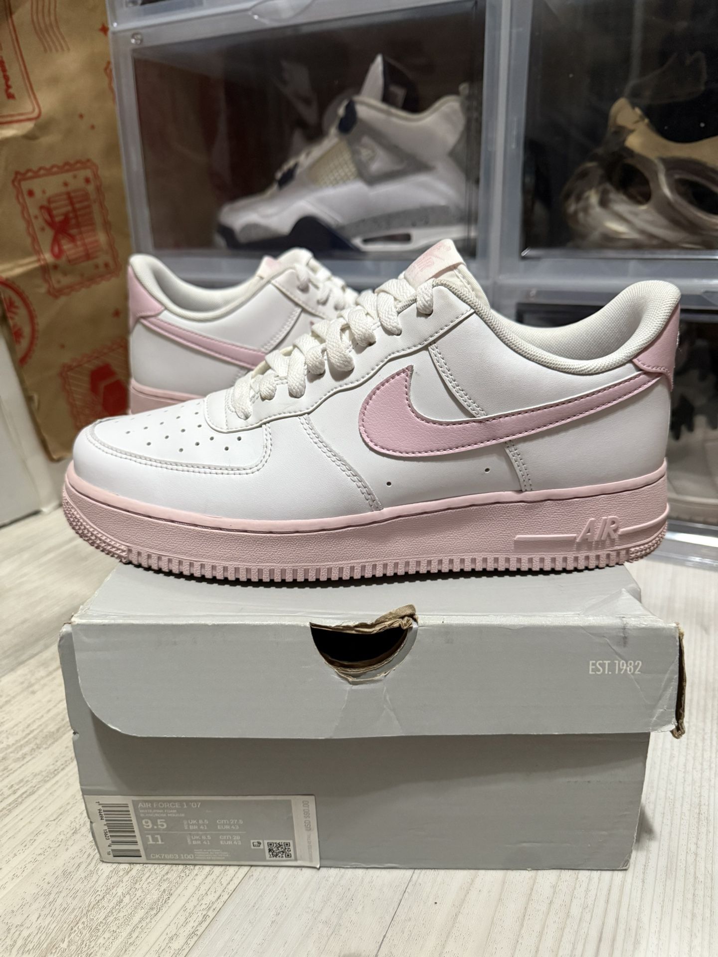 Nike Air Force 1 Low White Pink Foam