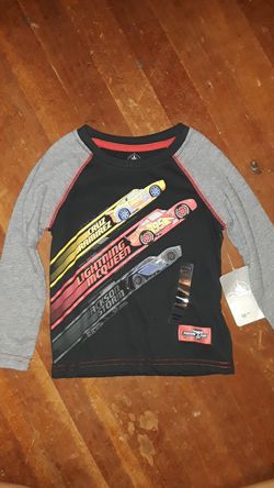 New Disney cars Toddler Boys Size XXS 2/3 Long sleeve Shirt