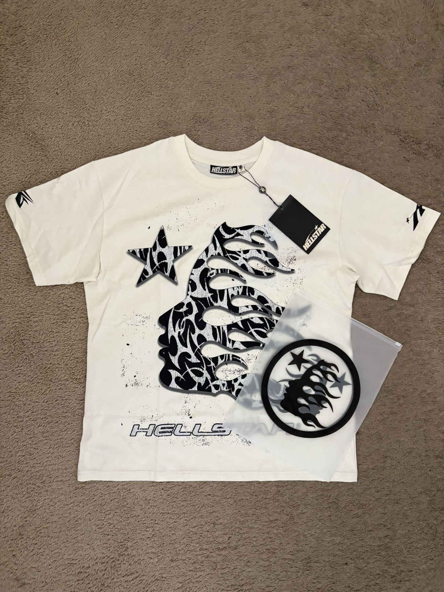 Hellstar Glitter P2P T-Shirt Black