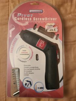 CORDLESS SCREWDRIVER 