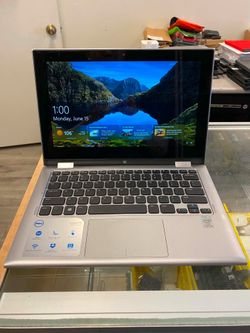 Dell Inspiron 11 300 series 11-inch Intel R pentium CPU N3530. @ 2.16 GHZ 8GB RAM 500 GB HARD DRIVE  Windows 10 pro TOUCHSCREEN  NO TRADES. Pick up on