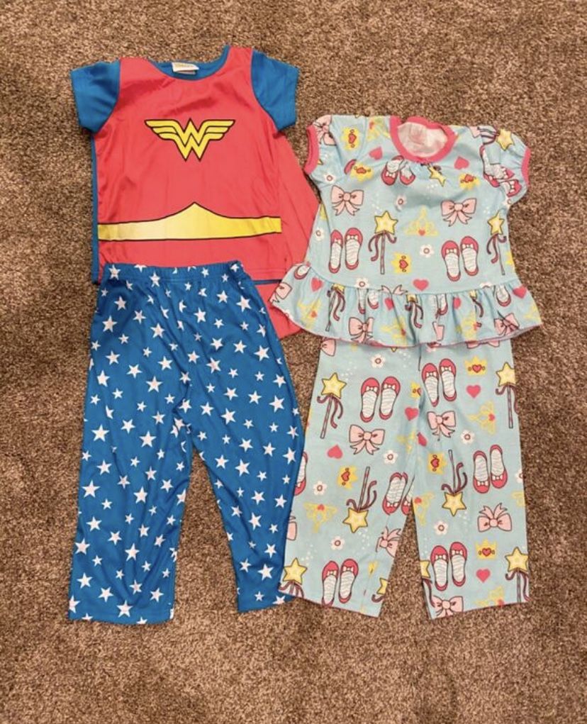 Toddler Girls 4T pj lot