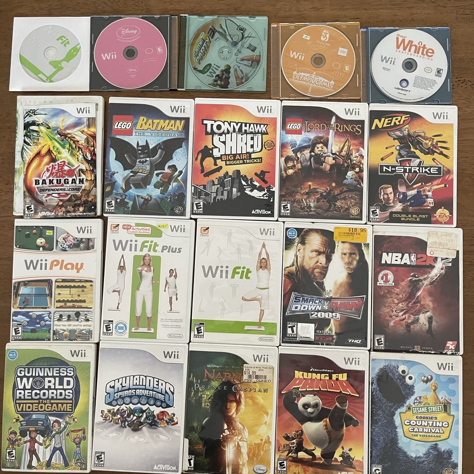Wii Game Lot 20 Games Open To Trades for Sale in Sugar Land, TX