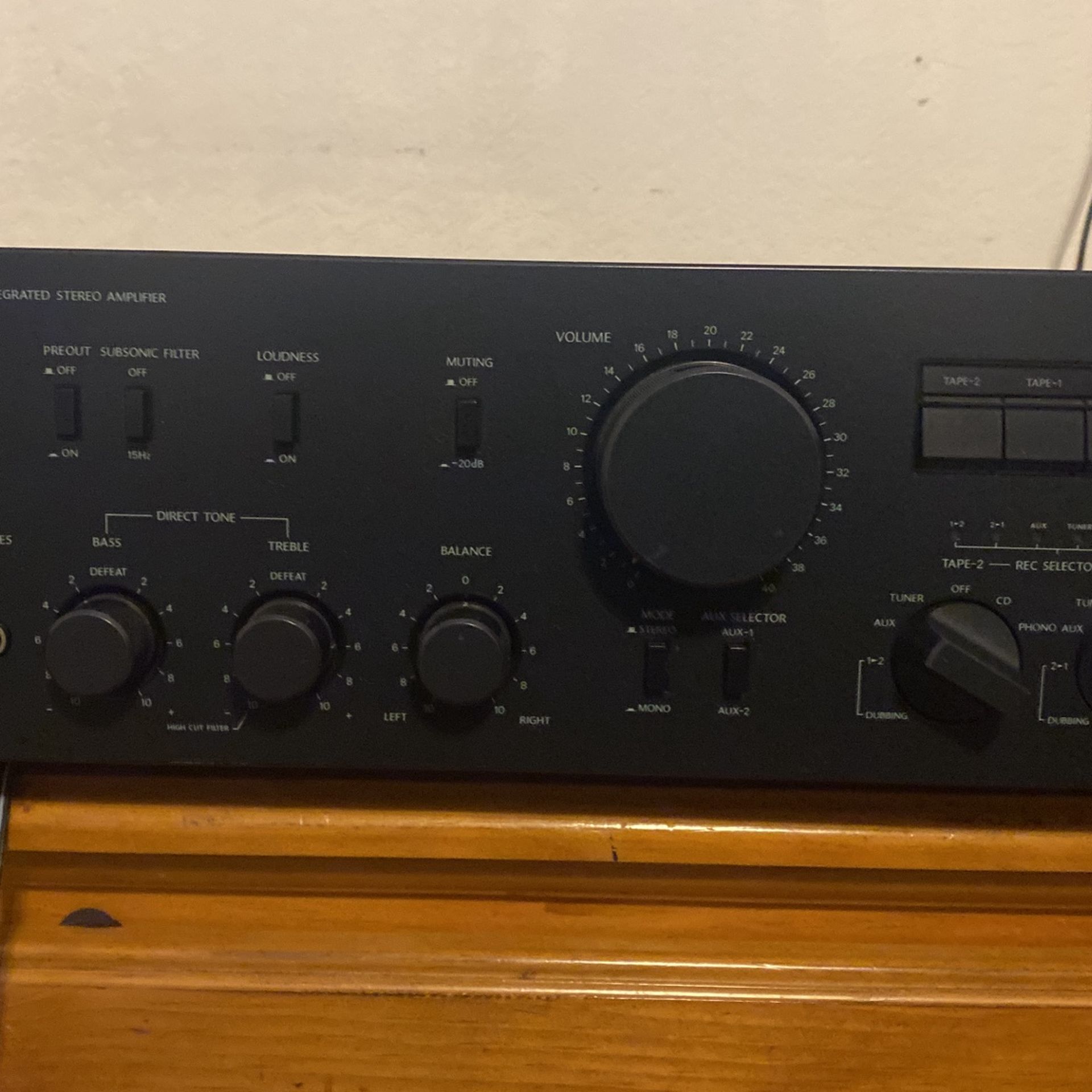 Onkyo Integra Integrated Stereo Amplifier