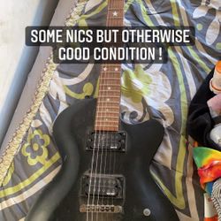 Daisy Rock Guitar And Line 6 Amp