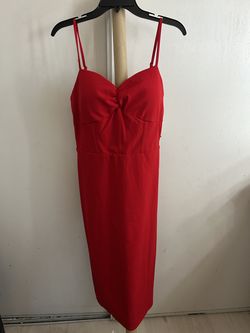 XL red dress