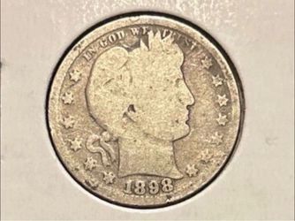 1898 Barber Quarter *Silver*