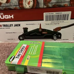 Car Jack And Tire Repair Kit 