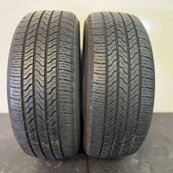 V712  215 55 17 94V   Firestone All Season  2 Used Tires 70%-80% Life 