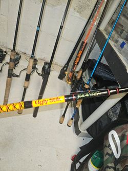 Ugly Stik Big water spinning rod with Daiwa eliminator