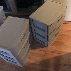 3 pieces drawers