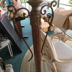 floor lamp antique heavy 