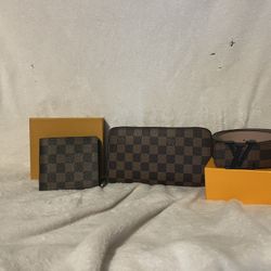 3pc Wallets and Belt Set