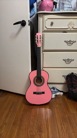 Pink alley kid guitar 30 inch