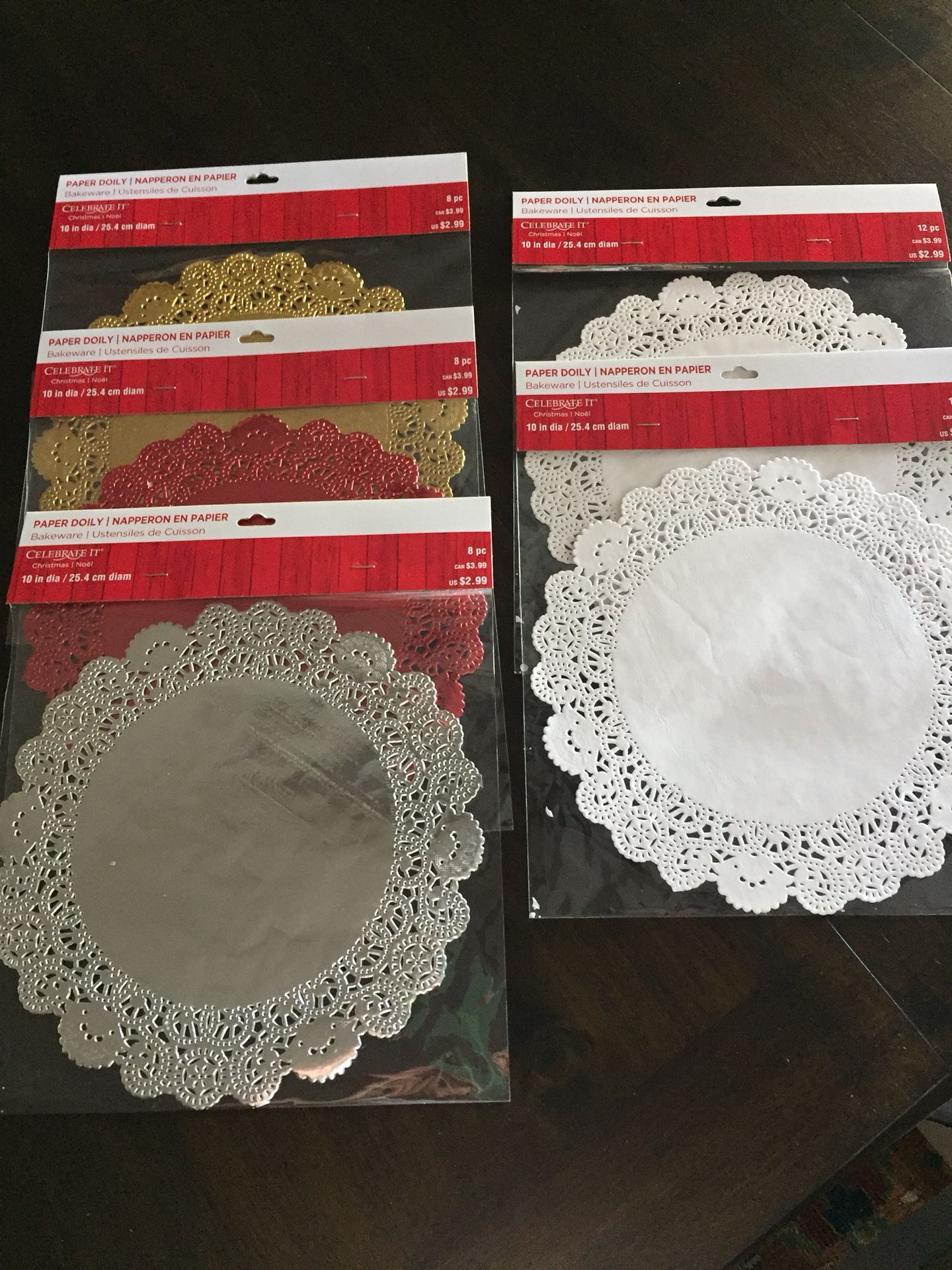 Multi-Colored Doilies