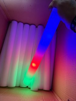 LED Foam Glow Sticks (50 sticks)