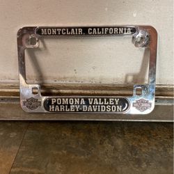 Harley Davidson License Plate Holder