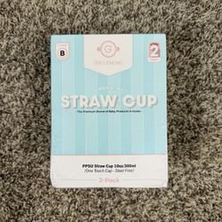 GROSMIMI Flip Top Spill Proof Sippy Cup 2 Pack