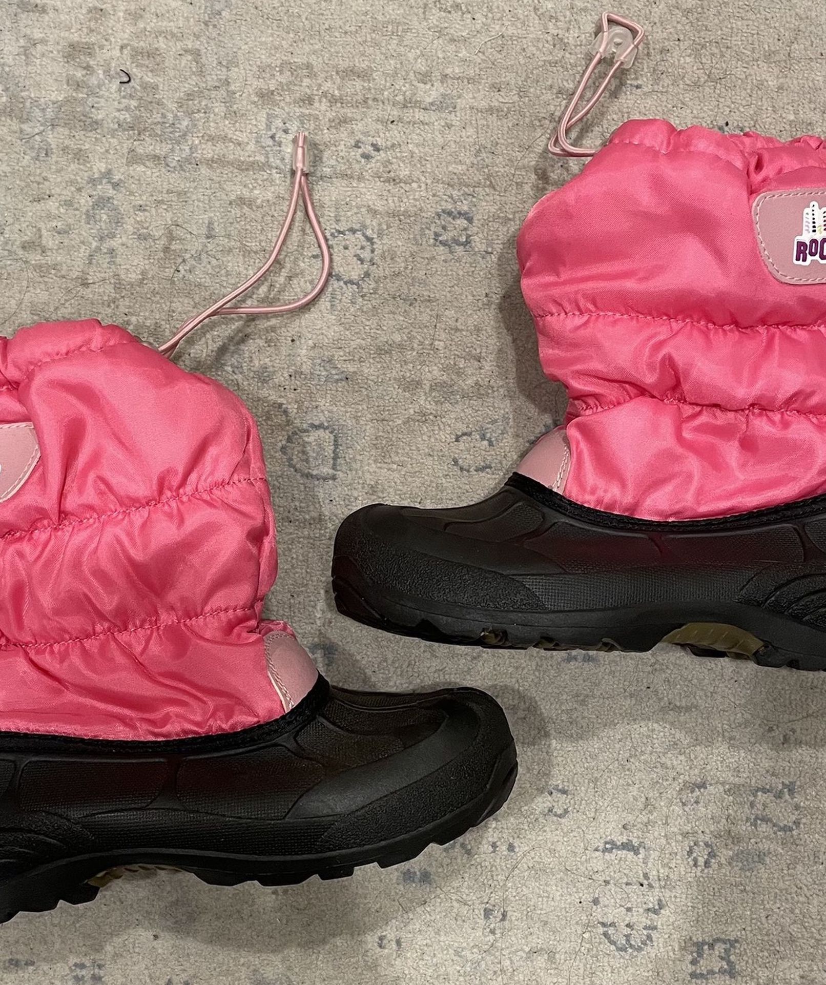 Girls Pink Snow Boots