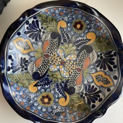 La Corona pottery made in Tlaxcala, Mexico.