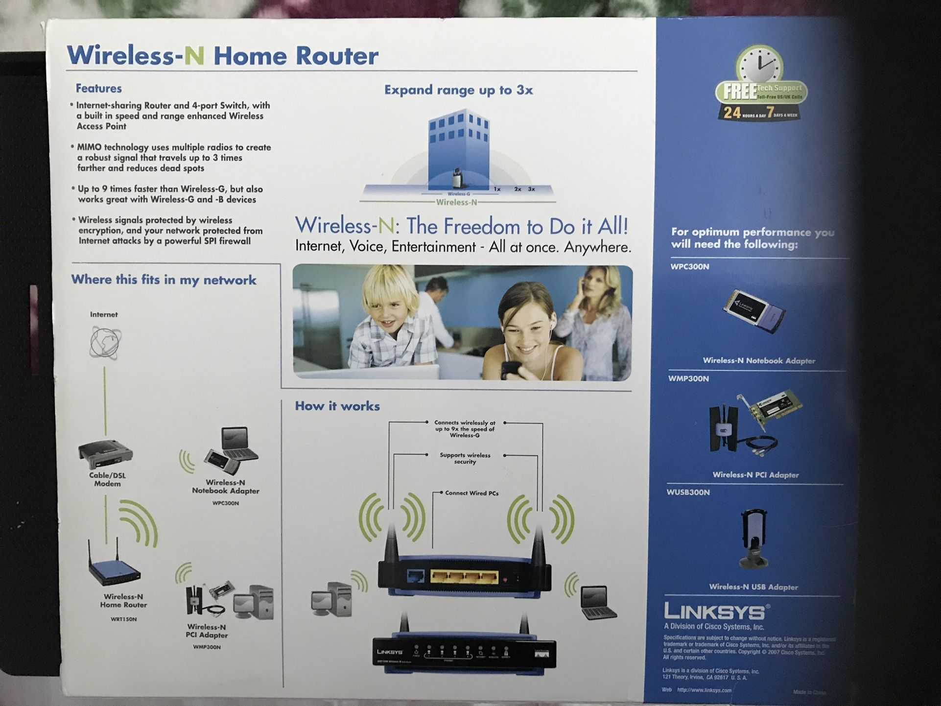 Linksys Wireless - N Home Router