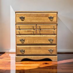 Free Delivery - Vintage Birchfront Nevamar Tops Dresser Chest
