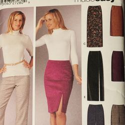 Simplicity 5259 6 Bottoms Made Easy Sizes 8-14 Pre Owned