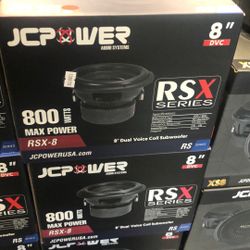 Jc Power 400 Watts Rms Subwoofer 8 Inch 129.99