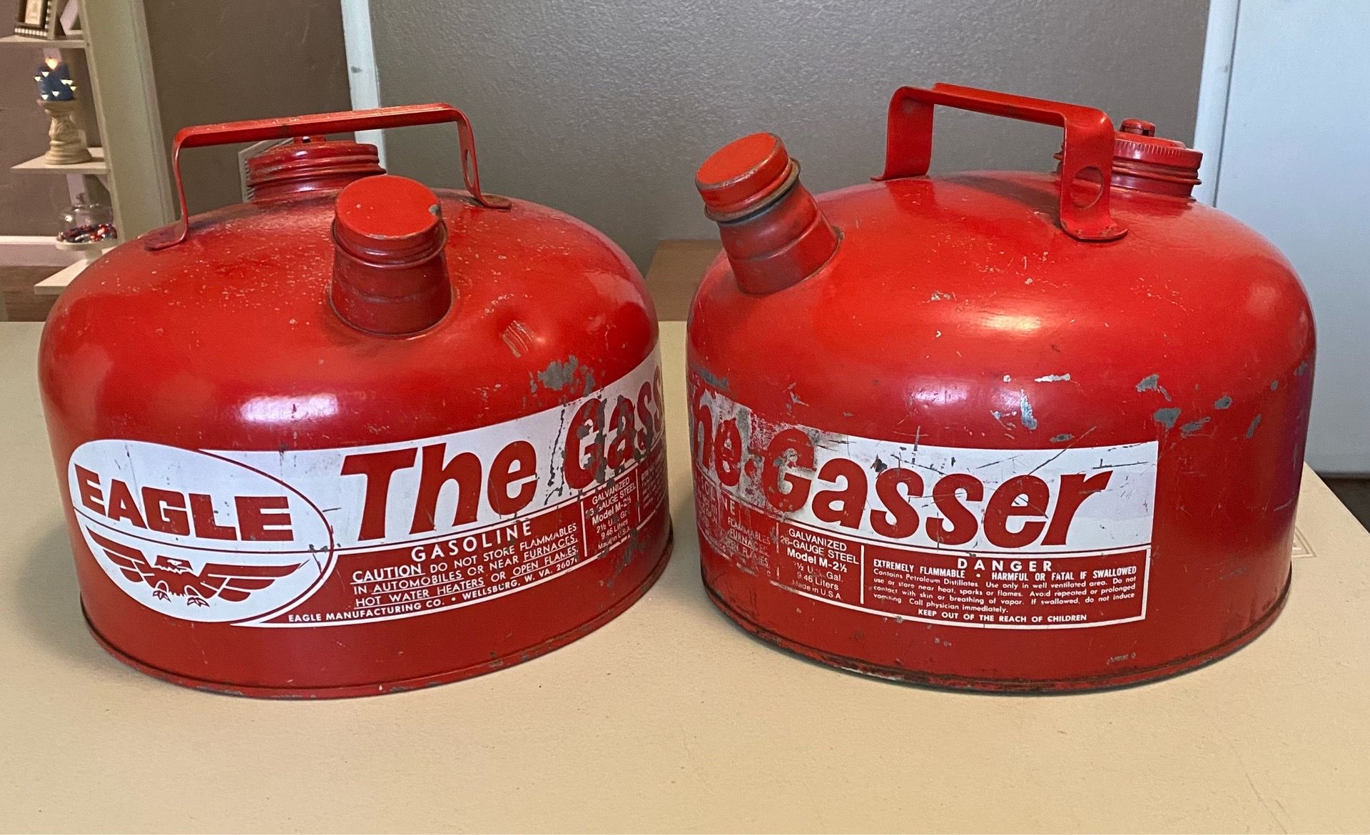 VINTAGE GAS CANS