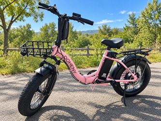 Doheny EZ Folding 750W E-Bike – ONLY 8 Miles – Like New + Accessories