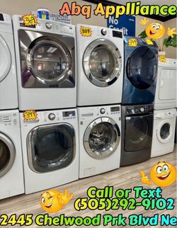 Lg Front Loading Washer & Dryer Set